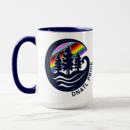 DNATL Pride Regenbogen-Rotwald-Kaffeetasse Tasse