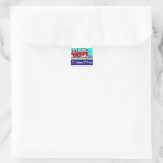 DNatureofDTrain Triangle Sticker (Tasche)