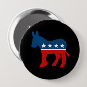 DNC - DEMOKRAT - ESEL BUTTON (Vorne & Hinten)