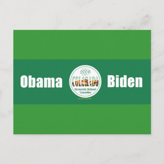 DNC Denver Postcard Postkarte (Vorderseite)