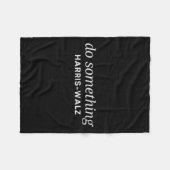 Dnc macht etwas Kamala Harris Wheimer 2024 Präside Fleecedecke (Vorderseite (Horizontal))