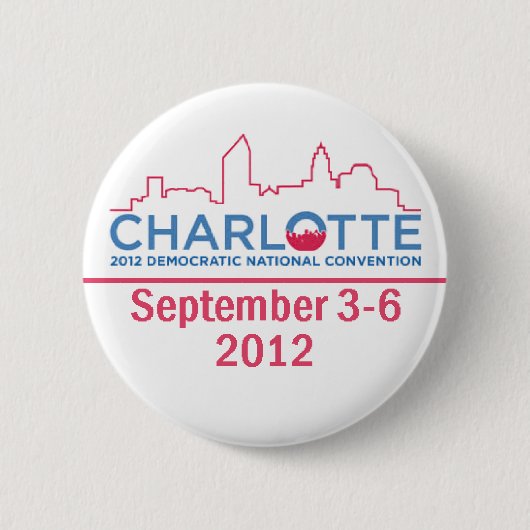 DNC-Übereinkommen Button (Vorderseite)