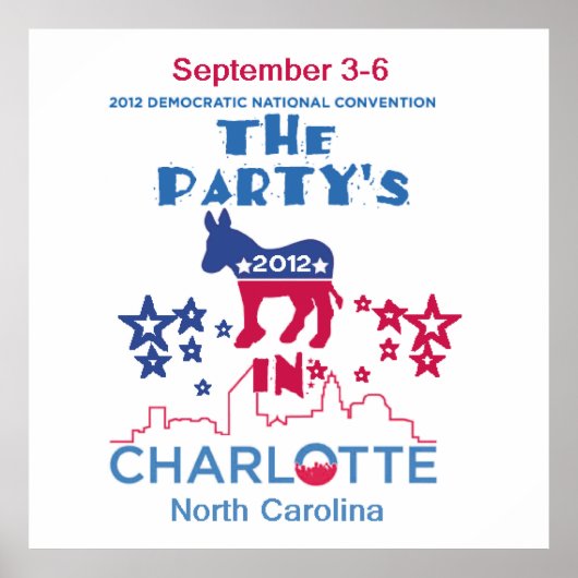 DNC-Übereinkommen Poster (Vorne)