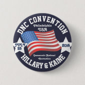 DNC Versammlungs-Erinnerungsstücke Button (Vorderseite)