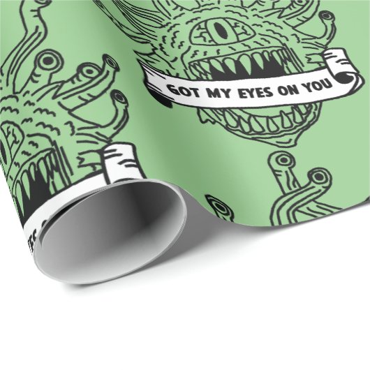 DnD Auge des Beholder Wrapping Paper Geschenkpapier (Rolleneckpunkt)