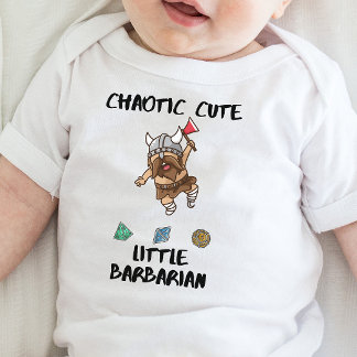 DnD Baby - Chaotic Niedlich Little Barbarian Strampler