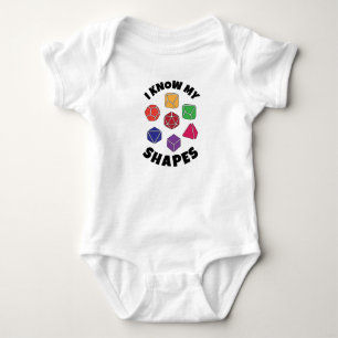 DnD Baby Ich kenne meine Formen Strampler