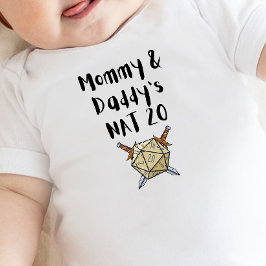 DnD Baby - Mommy & Daddy's Nat 20 Baby Strampler