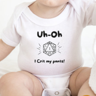 DnD Baby - Oh-Oh, ich krieche meine Hose! Strampler