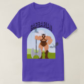 DND Barbarian Class 1 T-Shirt (Design vorne)