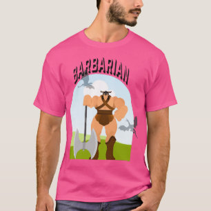 DND Barbarian Class T-Shirt