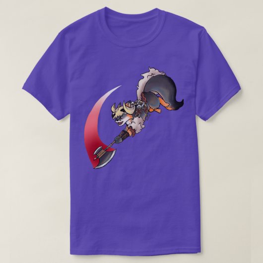 DnD Barbarian Fox T-Shirt (Design vorne)