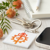 DnD-Button für den Maschinenbauer Schlüsselanhänger (Vorderseite rechts)