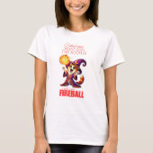 DnD Cat Wizard Fireball Funny T - Shirt (Vorderseite)