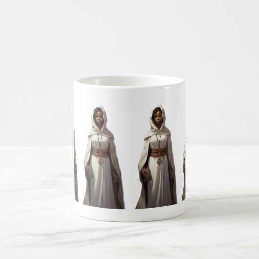 DnD Female Cleric Kaffeetasse (Mittel)