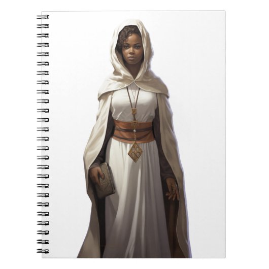 DnD Female Cleric Notizblock (Vorderseite)