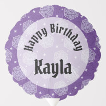 DnD Geburtstagsparty D20 Dice