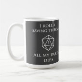 DnD Kritischer Fehler Kaffeetasse (Links)