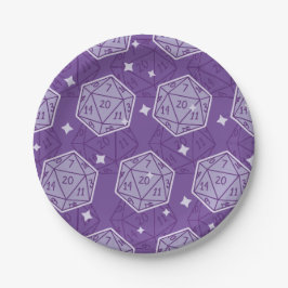DnD Party Dungeons & Dragons D20 Dice Pappteller