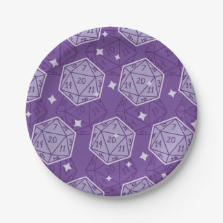 DnD Party Dungeons & Dragons D20 Dice Pappteller