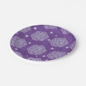 DnD Party Dungeons & Dragons D20 Dice Pappteller (Schrägansicht)