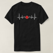 DND RPG Heartbeat Dungeon GM Fantasy Game Lover D2 T-Shirt (Design vorne)