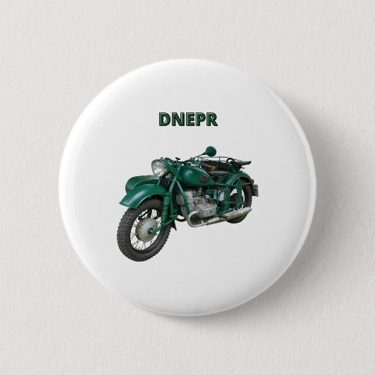 Dnepr-Motorrad Button (Vorderseite)