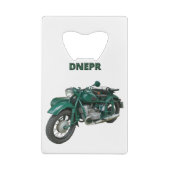 Dnepr-Motorrad Geldbeutel Flaschenöffner (Rückseite)