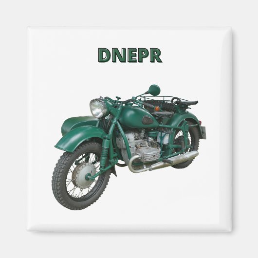 Dnepr-Motorrad Magnet (Vorne)