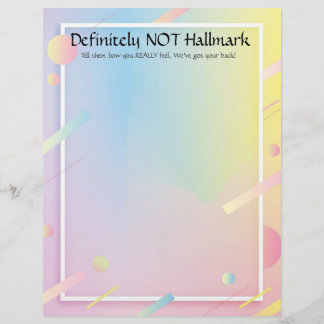 DNH Bildrahmenschrift Briefbogen