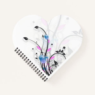 DNH Spiral Heart Notebook Notizblock