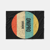 Dnipro Ukraine 3 Fleecedecke (Vorderseite (Horizontal))