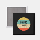 Dnipro Ukraine 3 Magnet (Vorderseite/Rückseite)