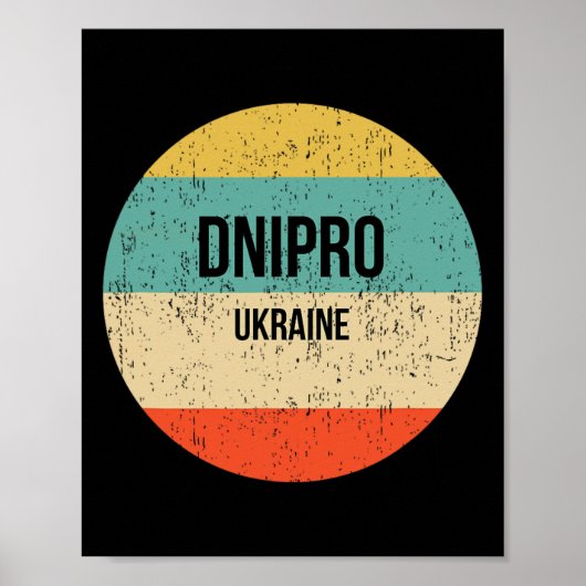 Dnipro Ukraine 3  Poster (Vorne)