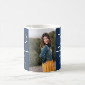 DNP Blue White Abschluss Foto Keepake Kaffee Mu Kaffeetasse (Mittel)