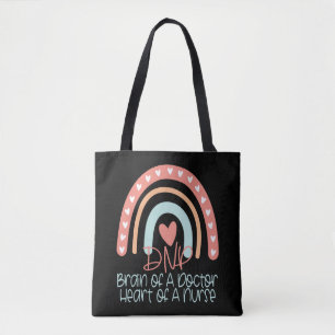DNP Doktor der Krankenpflege Boho Rainbow Tasche