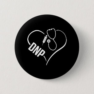 DNP Doktor der Krankenpflege Heartbeat RN Nurse Button