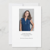 DNP - Einladung von zwei Fotos Abschluss (Rückseite)