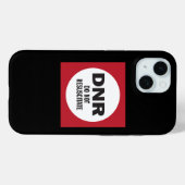 DNR darf nicht wiederbelebt werden Case-Mate iPhone Hülle (Rückseite (Horizontal))
