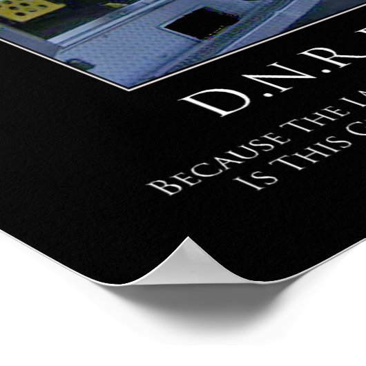 DNR Motivierend Poster (Ecke)