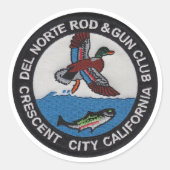 DNRGC-Sticker Runder Aufkleber (Vorderseite)