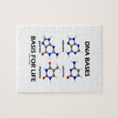 DNS basiert Basis für das Leben (molekulare Puzzle (Horizontal)