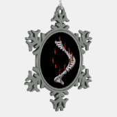 DNS: Darwins Evolution Schneeflocken Zinn-Ornament (Links)