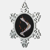 DNS: Darwins Evolution Schneeflocken Zinn-Ornament (Rechts)