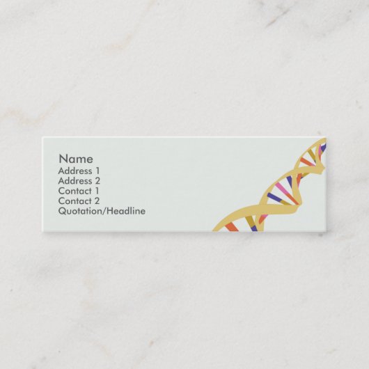 DNS - Dünn Mini Visitenkarte (Vorderseite)