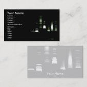 DNS-Gel-Elektrophorese-Visitenkarte Visitenkarte (Vorne/Hinten)