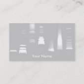 DNS-Gel-Elektrophorese-Visitenkarte Visitenkarte (Rückseite)