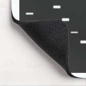 DNS-Herz auf Agarosegel Mousepad (Ecke)