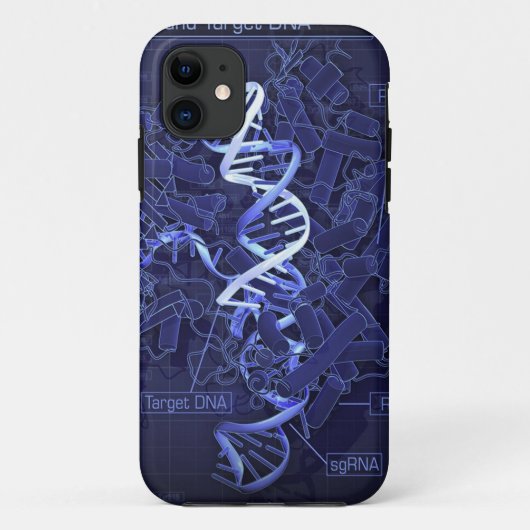DNS im Komplex mit Protein Cas9 und Führer RNS Case-Mate iPhone Hülle (Rückseite)