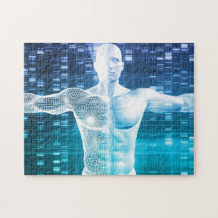 DNS-kodierung und genetischer Code als Puzzle